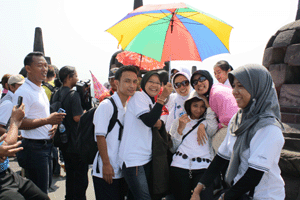 Dokumentasi Foto di Borobudur Magelang