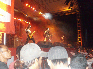 video shooting, giant screen dan multimedia di yogyakarta oleh yamaha untuk event modification contest