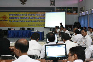 PT POS sewa komputer di semarang. Rental pc untuk workshop bagi pegawai POS.